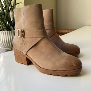 SOREL Women's Cate Buckle Bootie leather size 7